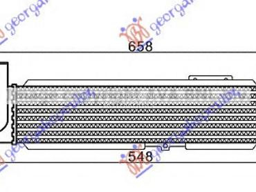 HLADNJAK INTERKULERA 2.5 CRDi za Kia Sorento od 2002. do 2009. god.