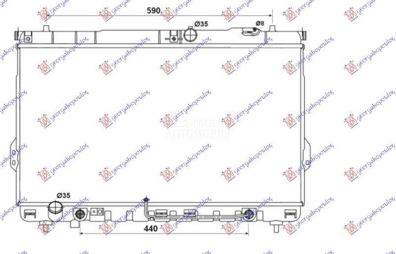 HLADNJAK MOTORA 2.0 CRDI (AUTO