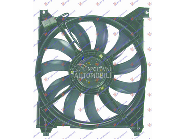 VENTILATOR HLADNJAKA KOMPLET ( za Hyundai Santa Fe od 2000. do 2005. god.