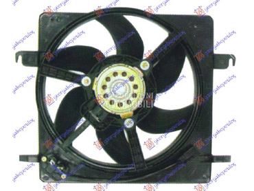VENTILATOR HLADNJAKA KOMPLET ( za Ford Ka od 1997. do 2008. god.