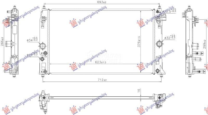 HLADNJAK MOTORA 1.5...