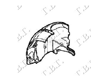 POTKRILO (ZADNJI DEO) za Renault Megane od 1999. do 2002. god.