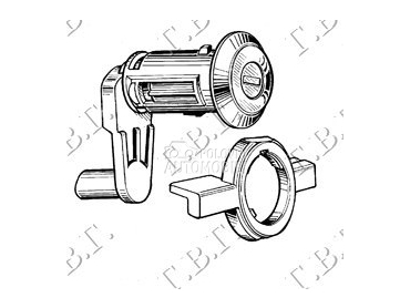 CILINDAR BRAVE PREDNJIH VRATA za Renault Megane od 1999. do 2002. god.
