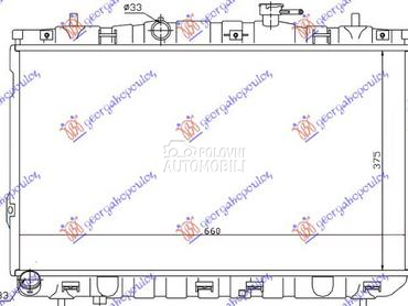 HLADNJAK MOTORA 1.6i 16V (MAN) za Hyundai Elantra od 2000. do 2004. god.