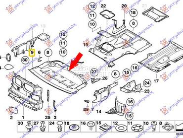 ZASTITA MOTORA PLASTICNA za BMW Serija 5 od 1996. do 2002. god.