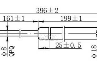 AMORTIZER GEPEK VRATA 170... za Alfa Romeo Spider od 1994. do 2006. god.