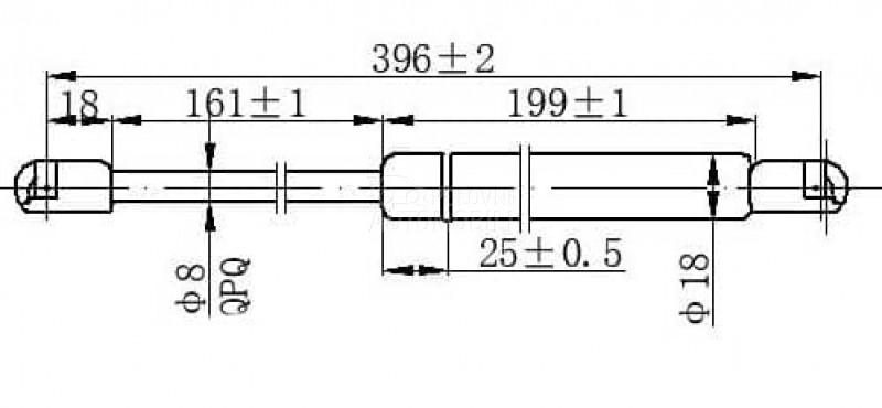 AMORTIZER GEPEK VRATA 170...