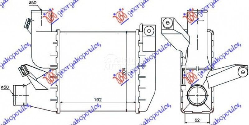 HLADNJAK INTERKULERA 2.5 TD (1