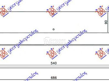 HLADNJAK INTERKULERA 2.0-2.5-3 za BMW Serija 7 od 1995. do 2002. god.