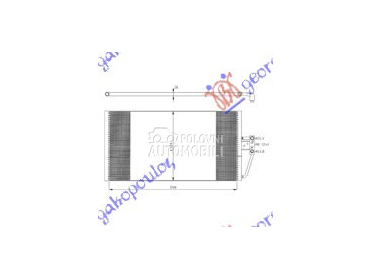 HLADNJAK KLIME 2.0/2.5/3.0 DIZ za BMW Serija 5 od 1996. do 2002. god.