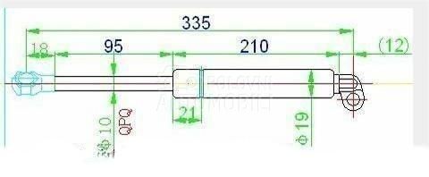 AMORTIZER GEPEK VRATA (335L-52