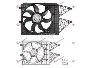VENTILATOR KOMPLET za Volkswagen Polo od 2014. do 2017. god.