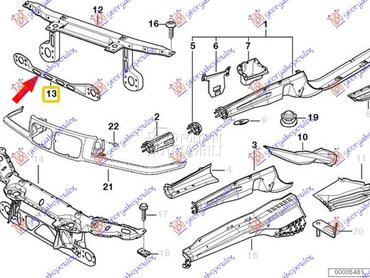 NOSAC HLADNJAKA za BMW Serija 3 od 1990. do 1998. god.
