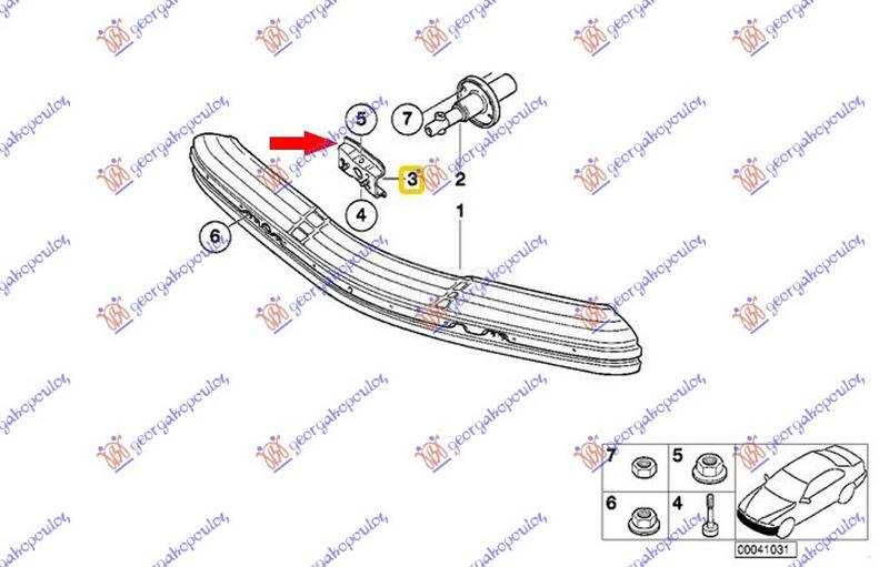 NOSAC PREDNJEG BRANIKA BOCNI