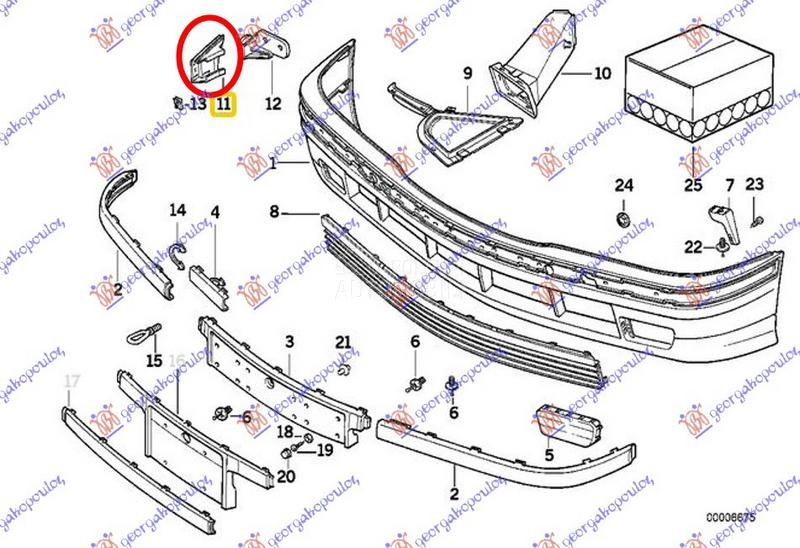 NOSAC PREDNJEG BRANIKA (NA BRA