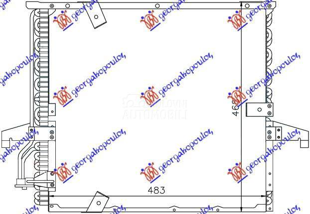 HLADNAK KLIME BENZIN - 2.5TD (