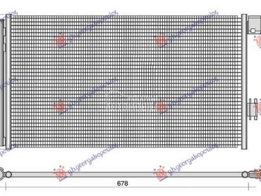 HLADNJAK KLIME 1.5 dCi DIZEL za Dacia Duster od 2017. do 2022. god.
