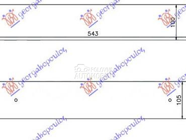 HLADNJAK INTERKULERA 2.0-2.5-3 za BMW Serija 5 od 2003. do 2010. god.