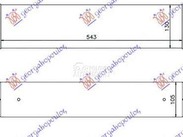 HLADNJAK INTERKULERA 3.0-3.5 T za BMW Serija 6 od 2004. do 2011. god.
