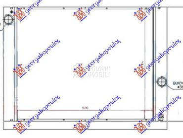 HLADNJAK MOTORA ZA SVE MODELE za BMW Serija 6 od 2004. do 2011. god.