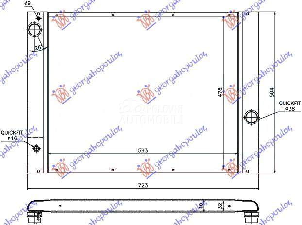 HLADNJAK MOTORA ZA SVE MODELE