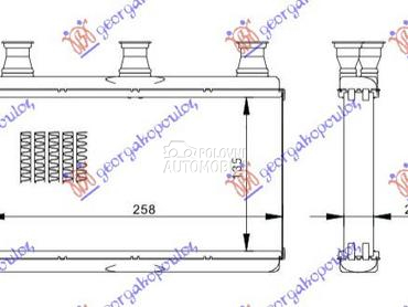 GREJAC KABINE (260x135) za BMW Serija 6 od 2004. do 2011. god.