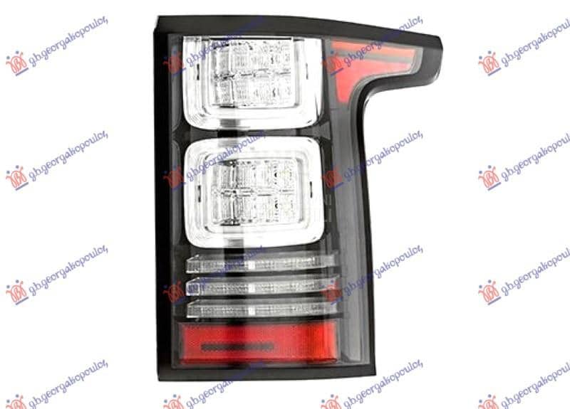 STOP LAMPA CRNA CELA LED Desno