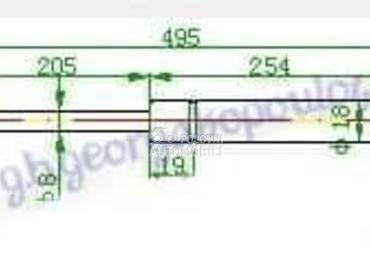 AMORTIZER GEPEK VRATA 420... za Citroen C-Crosser od 2007. do 2012. god.