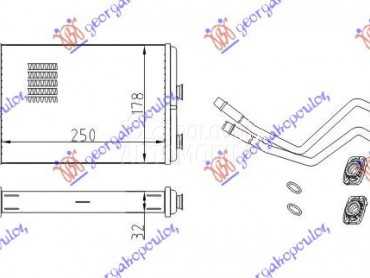 GREJAC KABINE (250x178) (KOMPL za Lancia Phedra od 2002. do 2010. god.