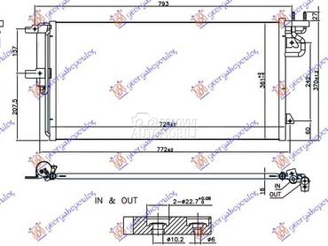 HLADNJAK KLIME 1.5 EcoBoost za Ford Focus od 2014. do 2018. god.