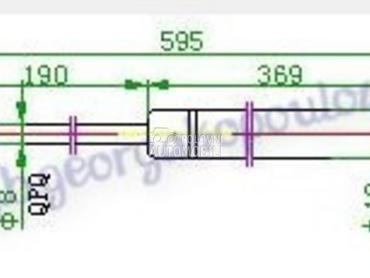 AMORTIZER GEPEK VRATA (595L-42 za BMW Serija 3 od 1994. do 1998. god.