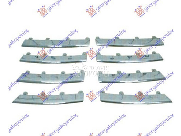 LAJSNA PVC MASKE HROM za Volkswagen Jetta od 2005. do 2010. god.