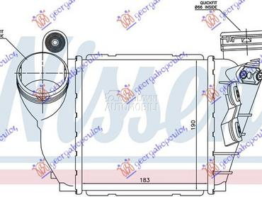 HLADNJAK INTERKULERA BENZIN-DI za Seat Leon od 1999. do 2005. god.