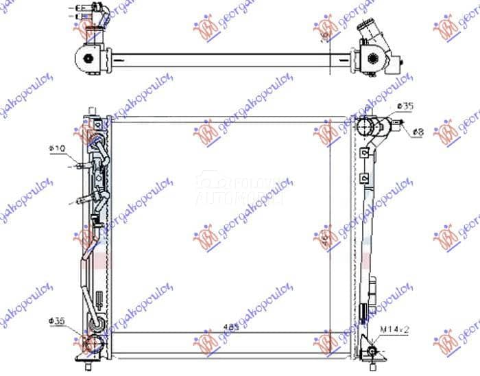 HLADNJAK MOTORA 2.0 CRDi...