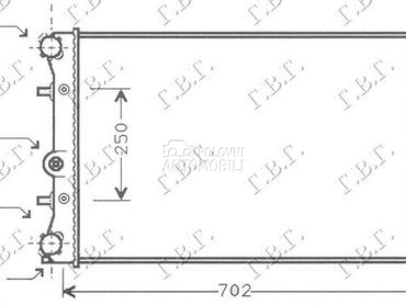HLADNJAK MOTORA ZA SVE MODELE za Audi A3 od 1996. do 2003. god.