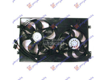 VENTILATOR HLADNJAKA (DUPLI) K za Volkswagen Bora od 1998. do 2005. god.