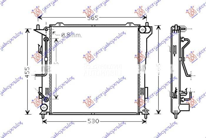HLADNJAK MOTORA 1.6 CRDi DIZEL