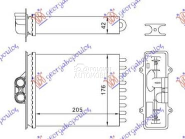 GREJAC KABINE () za Saab 9-5 od 1998. do 2005. god.