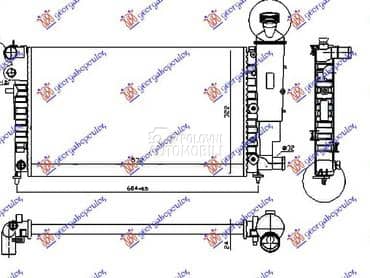 HLADNJAK MOTORA XN/XR... za Citroen Saxo od 1999. do 2004. god.