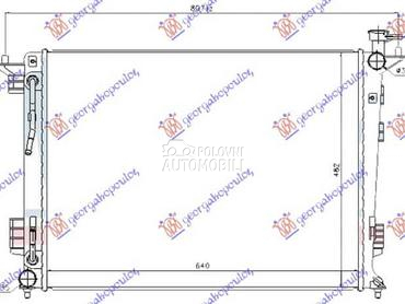 HLADNJAK MOTORA za Hyundai Tucson od 2010. do 2015. god.