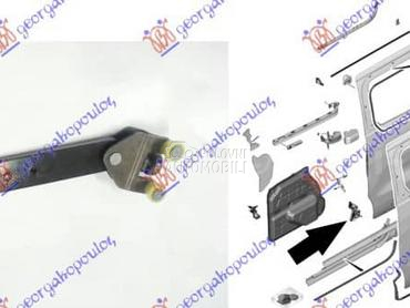 KLIZAC KLIZNIH VRATA DONJI... za Peugeot Expert za 2016. god.