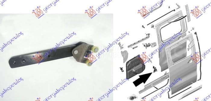 KLIZAC KLIZNIH VRATA DONJI...