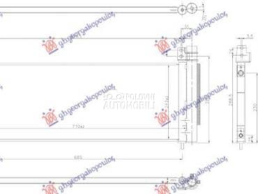 HLADNJAK KLIME 2.5... za Toyota RAV 4 od 2016. do 2019. god.
