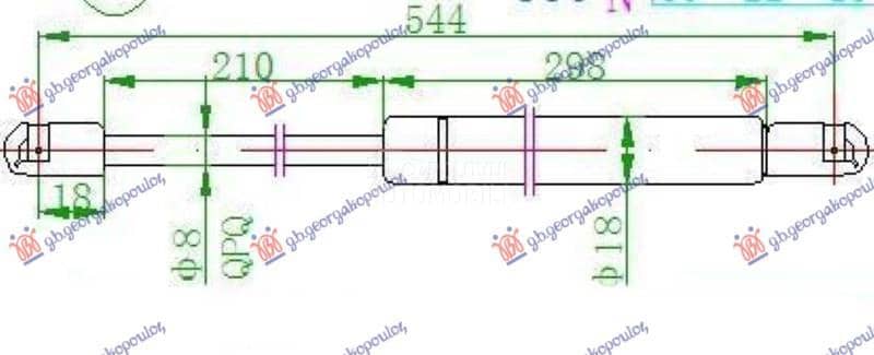 AMORTIZER GEPEK VRATA