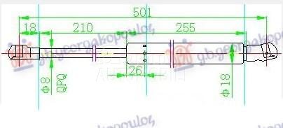 AMORTIZER GEPEK VRATA 5 VRATA/