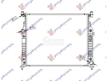 HLADNJAK MOTORA ZA SVE... za Mercedes Benz R Klasa od 2006. do 2010. god.