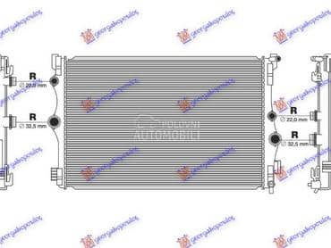 HLADNJAK MOTORA za Mercedes Benz A Klasa za 2018. god.