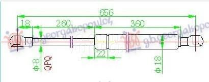 AMORTIZER GEPEK VRATA KARAVAN
