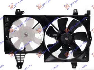 VENTILATOR (DUPLI) KOMPLET (2. za Volvo S40 od 2000. do 2004. god.