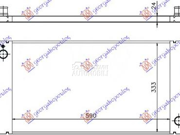 HLADNJAK MOTORA 1.6 T. BENZIN za MINI Countryman od 2011. do 2016. god.
